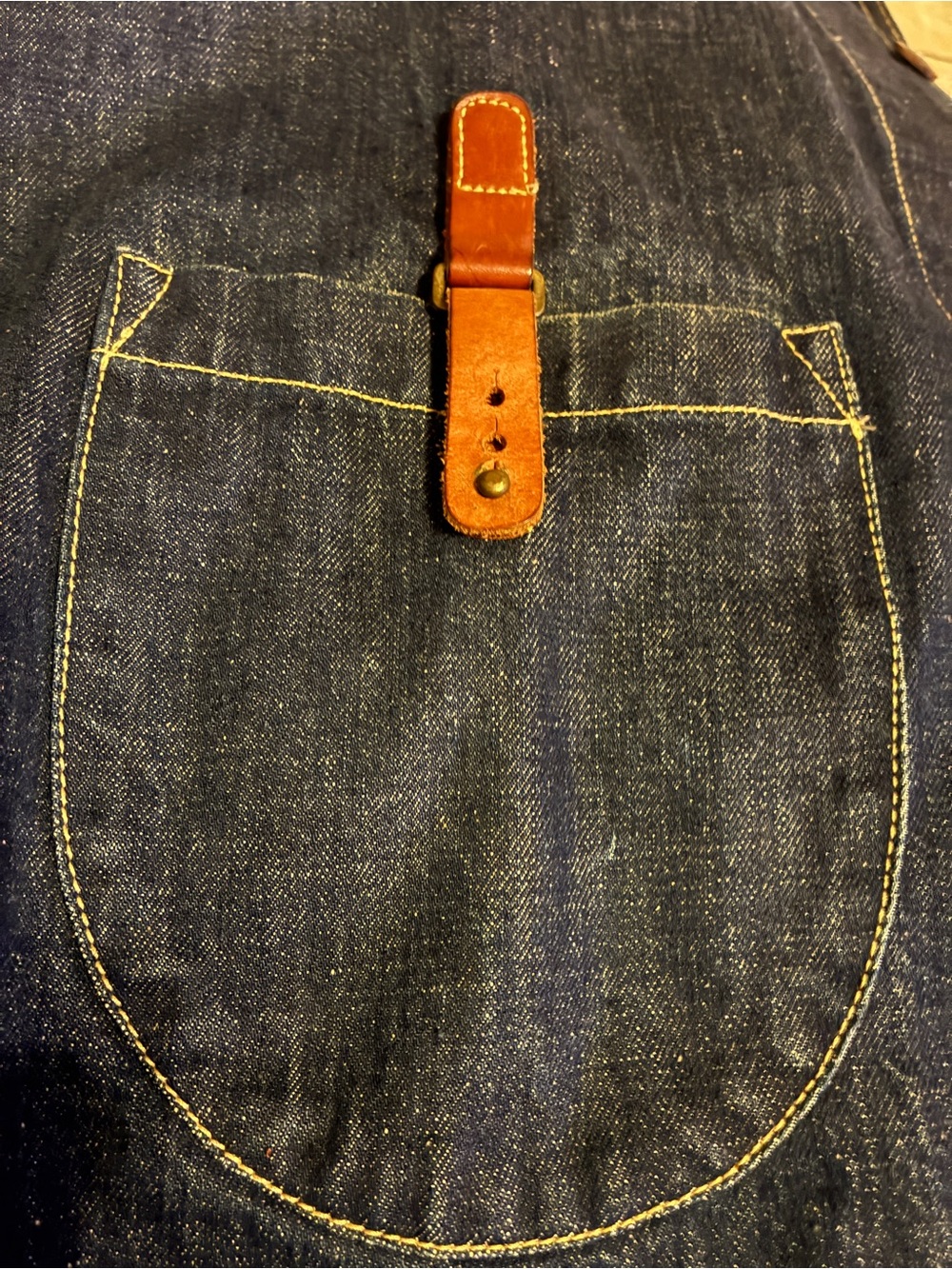 Levi's Blue Denim Jacket with Red Logo Patch - Picture 2 of 7